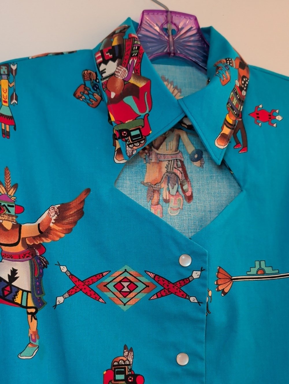 Kachina Pearlsnap Long Sleeve Collared Shirt - Picture 3 of 6
